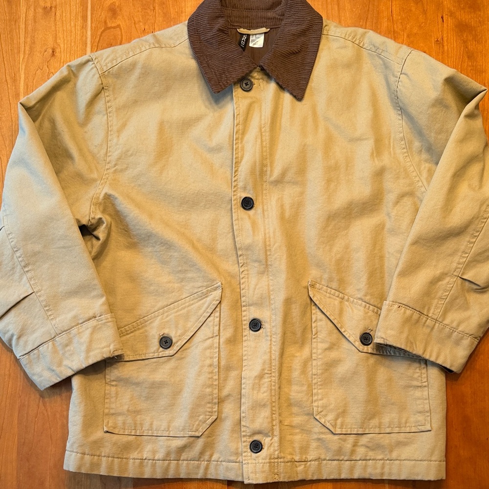 H&M Barn Jacket with Corduroy Collar